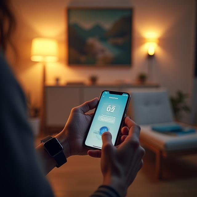 Internet of Things app integration with smart home devices and wearables